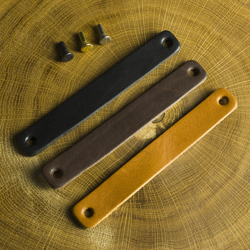 Kožená rukojeť obdélníková 96mm / 128mm / 160mm (5) – Furnica