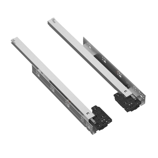 Skryté zavírání zásuvkových lišt s plným výsuvem - 550 mm