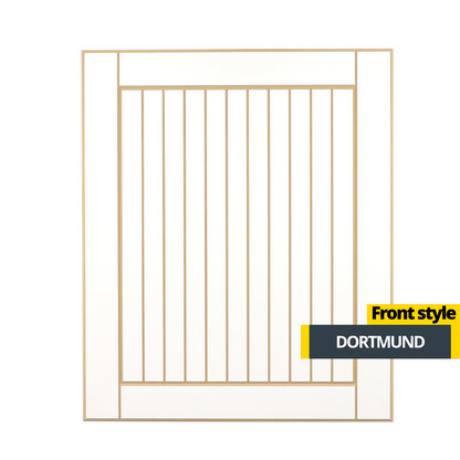 Dveře kuchyňského šakeru - Elbing, Výška dveří: 570 mm - 1289 mm - Šířka skříně: 15 cm