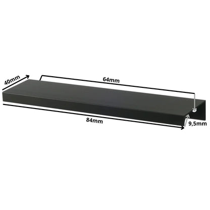 Profilová rukojeť Edge Grip FE06 64 mm (celková délka 84 mm) - matná černá
