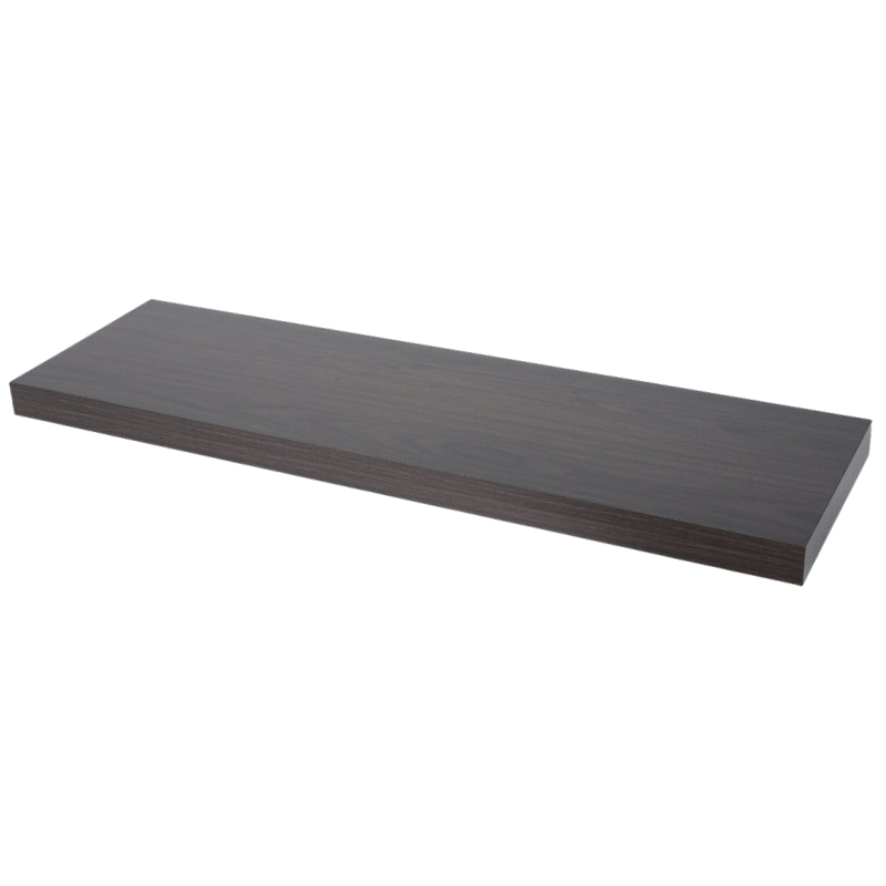 Plovoucí police - balení po 3 - wenge - 80 cm