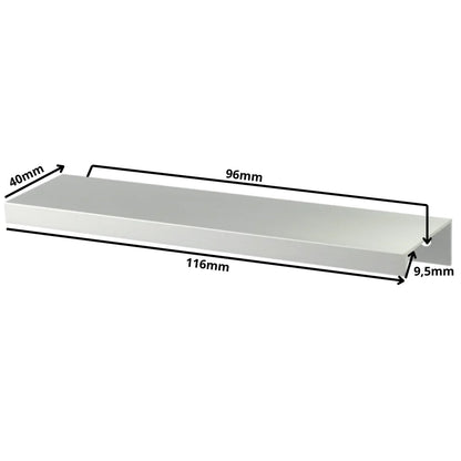 Profilová rukojeť Edge Grip UA06 96 mm (celková délka 116 mm) - elektrolyticky leštěná