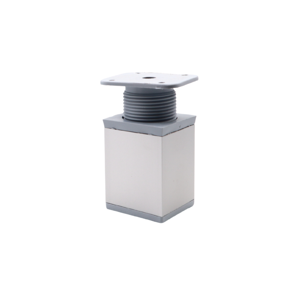 Čtvercová noha nábytku 40x40mm - H60mm - Hliník (2) – Furnica