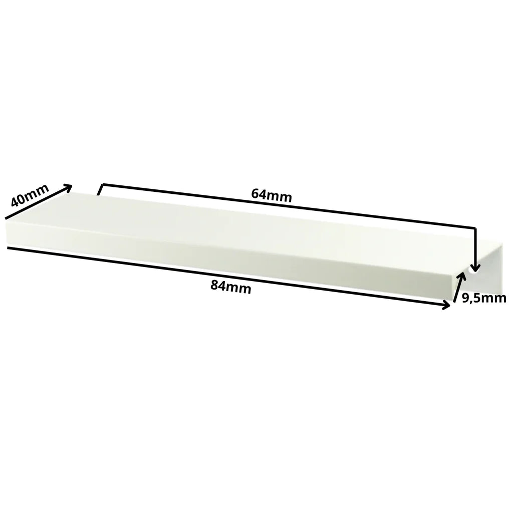 Profilová rukojeť Edge Grip FE06 64 mm (celková délka 84 mm) - bílá