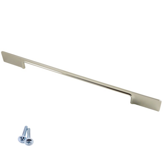Nábytková rukojeť 256 mm U086 - kartáčovaná ocel – Furnica