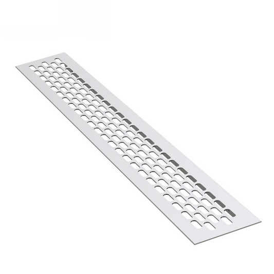 Hliníková větrací mřížka 480x80mm - stříbrná – Furnica
