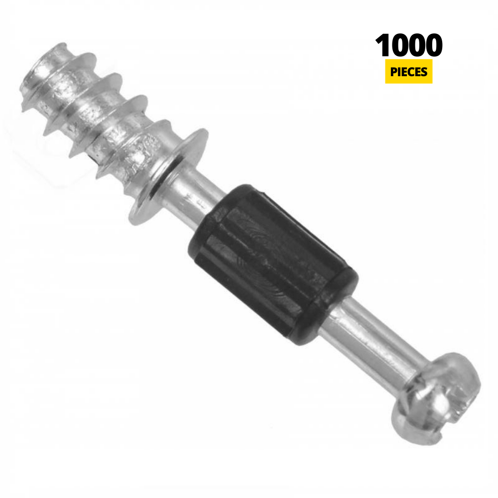 Cam Dowel 24mm s evropským šroubovým závitem - 1000 ks