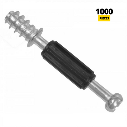 Cam Dowel 34mm s evropským šroubovým závitem - 1000 ks (2) – Furnica