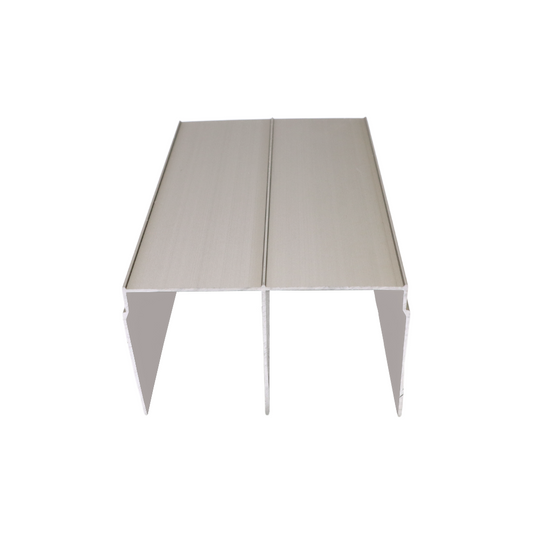 Dvojitá horní hliníková kolejnice 560 cm - šampaňská anodizace