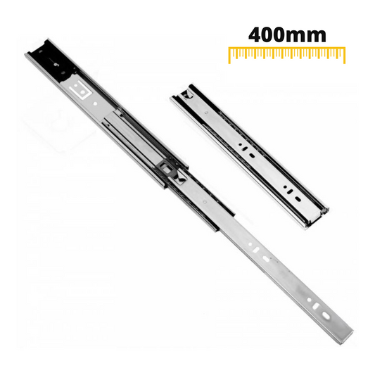 Výsuvné lišty s automatickým zamykáním 400 mm - H45 (pravá a levá strana)