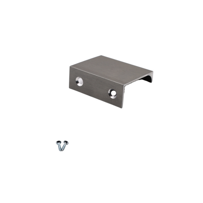Profil rukojeti Edge Grip 32 mm (celková délka 52 mm) - kartáčovaná ocel (2) – Furnica