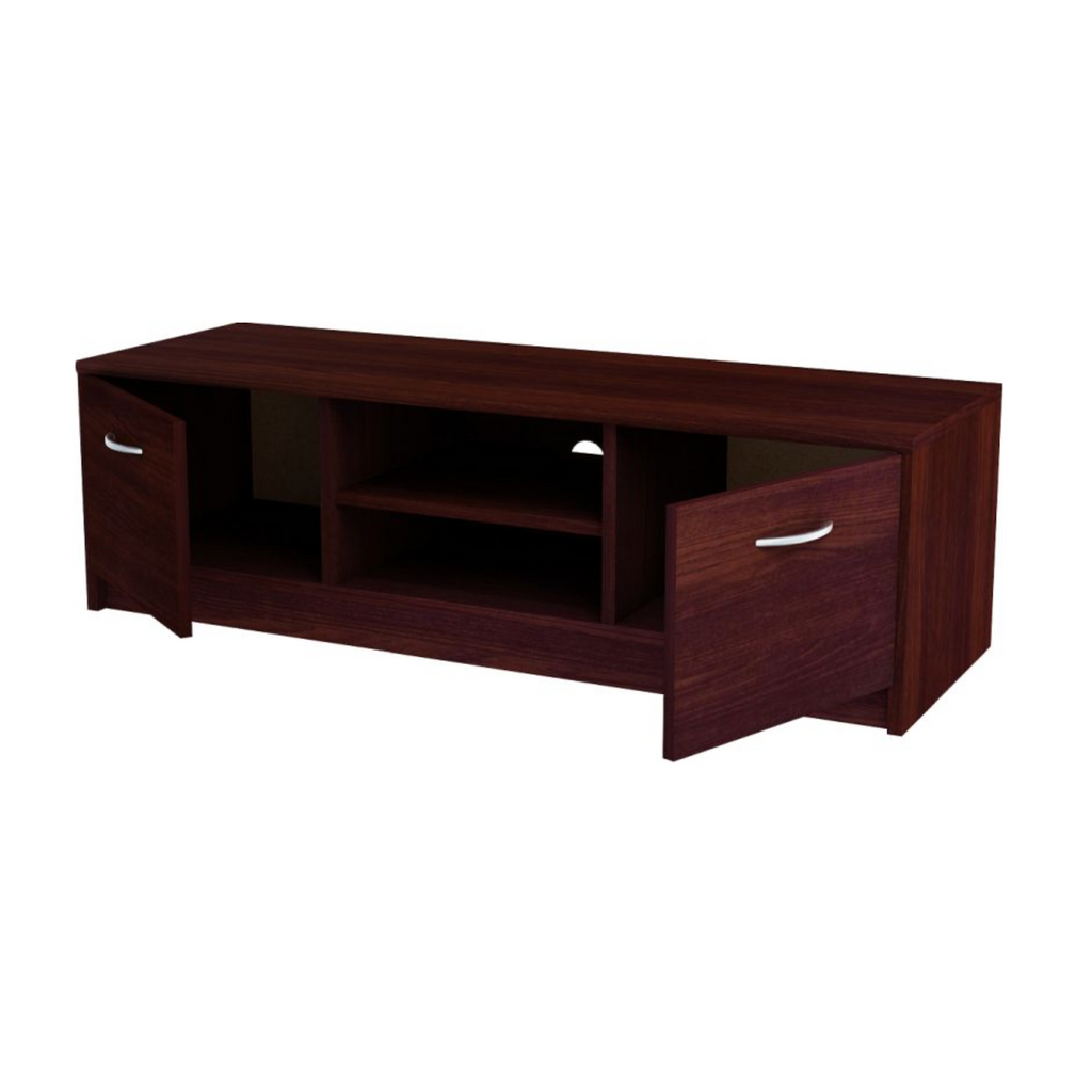 GRACE - TV stojan s 2 dveřmi a 1 poličkou - Wenge H36cm W120cm D41cm