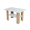DYLAN - Konferenční stolek - Sonoma dub / Bílý matný H55cm Š87cm D60cm