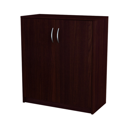 JULIA - Skříňka s policemi - 2 dveře - Wenge H85cm W74cm D35cm