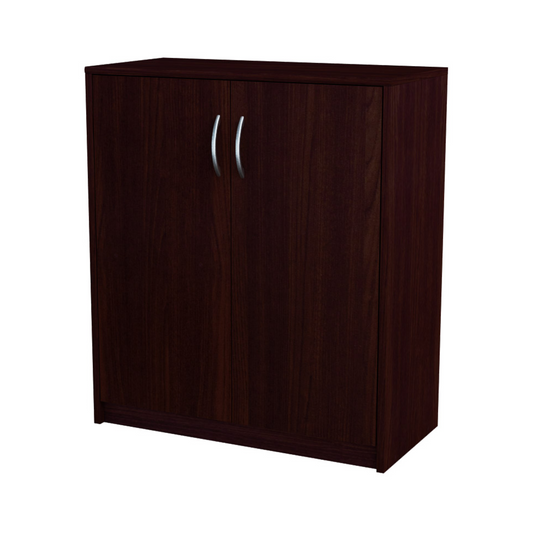 JULIA - Skříňka s policemi - 2 dveře - Wenge H85cm W74cm D35cm