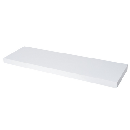 Plovoucí police - balení po 3 - bílá - 80 cm