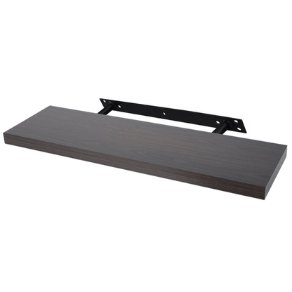 Plovoucí police - balení po 3 - wenge - 80 cm