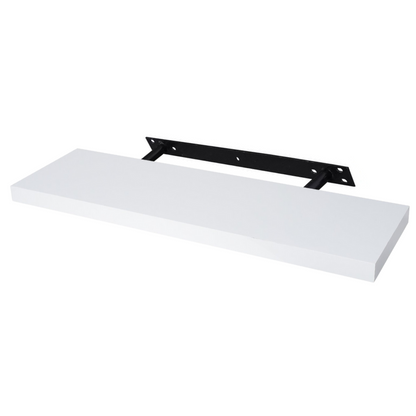 Plovoucí police - balení po 3 - bílá - 80 cm