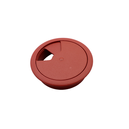 Plastový kabelový průchod Ø60 mm, červené dřevo