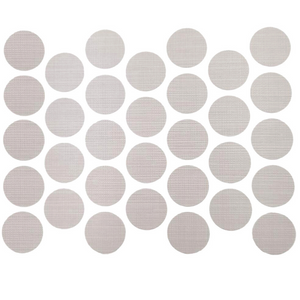 Samolepící krytky na šrouby - Trend šedá 18mm