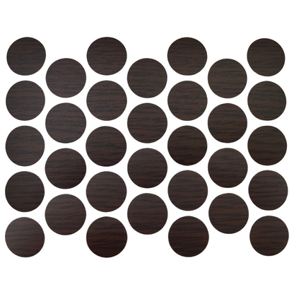 Samolepící krytky na šrouby - Wenge 18mm – Furnica