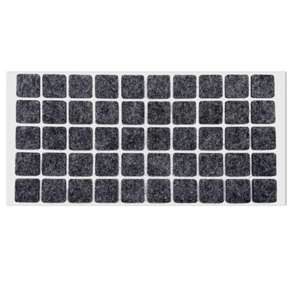 Samolepící filcová podložka 20x20mm šedá – Furnica