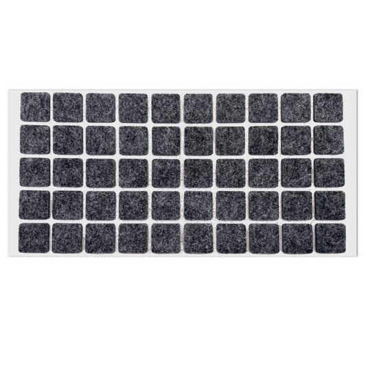 Samolepící filcová podložka 20x20mm šedá – Furnica