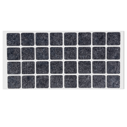 Samolepící filcová podložka 25x25mm - šedá – Furnica