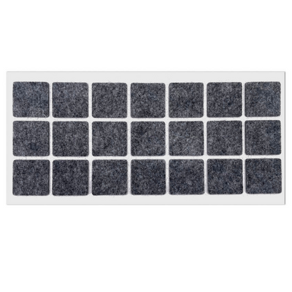 Samolepící filcová podložka 30x30mm šedá – Furnica