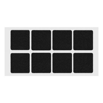 Samolepící filcová podložka 50x50mm černá – Furnica