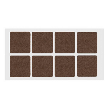 Samolepící filcová podložka 50x50mm hnědá – Furnica
