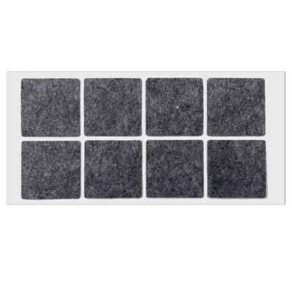 Samolepící filcová podložka 50x50mm šedá – Furnica