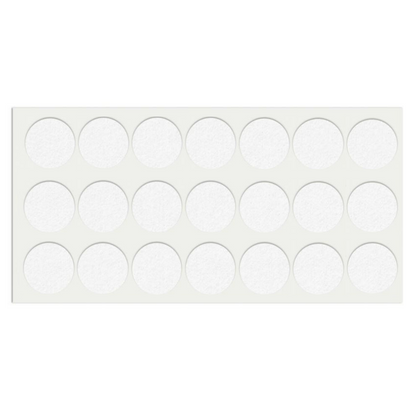 Samolepící podložka z filcu Ø30mm bílá – Furnica