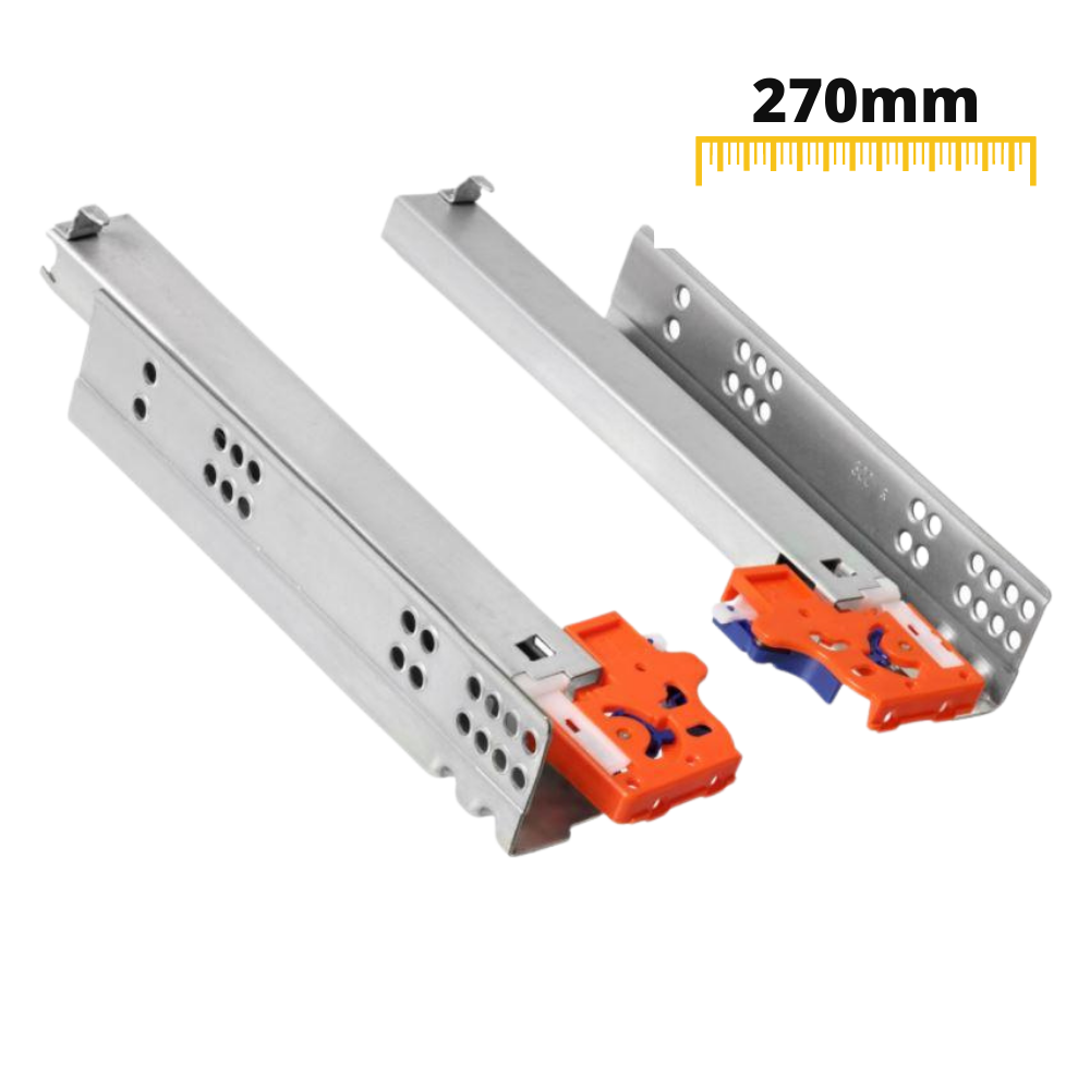 Skryté zavírání zásuvkových lišt s plným výsuvem - 270 mm (5) – Furnica