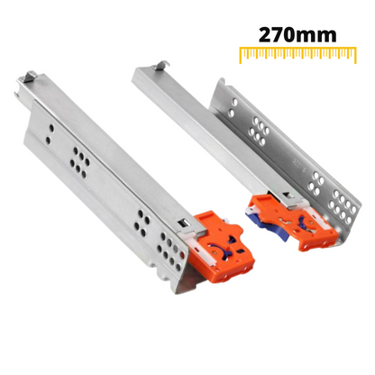 Skryté zavírání zásuvkových lišt s plným výsuvem - 270 mm (5) – Furnica