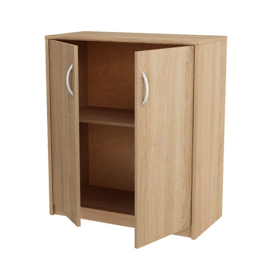 JULIA - Skříňka s policemi - 2 dveře - Sonoma dub H85cm Š74cm H35cm