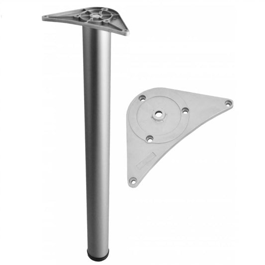 Nastavitelná noha nábytku 820 mm - montážní deska ZnAl - hliník – Furnica