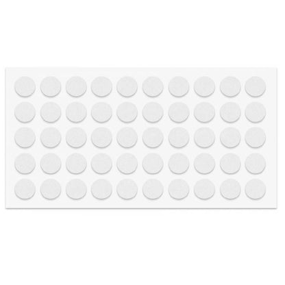 Nárazník na dveře skříně - samolepící - 10 mm bílý - 50 kusů – Furnica