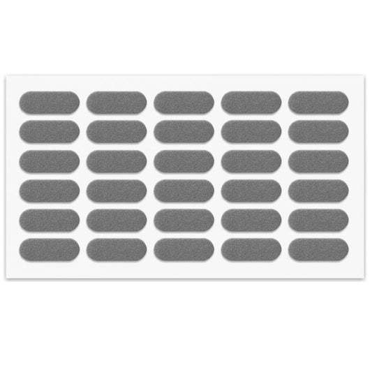 Cabinet door bumper - self-adhesive - 8x22mm Grey - 30pcs NTP Grey 
