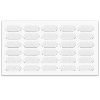 Nárazník na dveře skříně - samolepící - 8x22mm bílý - 30 kusů – Furnica