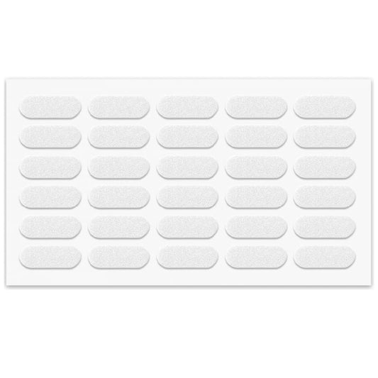 Cabinet door bumper - self-adhesive - 8x22mm White - 30pcs NTP White 