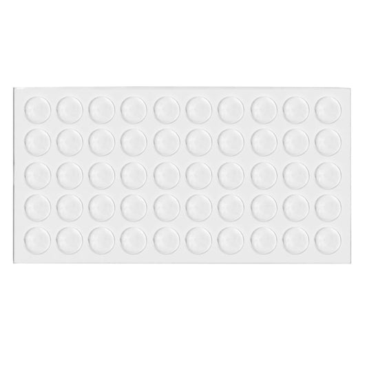 Cabinet door bumper - self-adhesive silicon 9x2mm - 50pcs NTP Ø9x2mm 