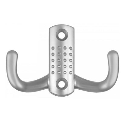 Double robe hook - Aluminium WP04 NTP Aluminum 