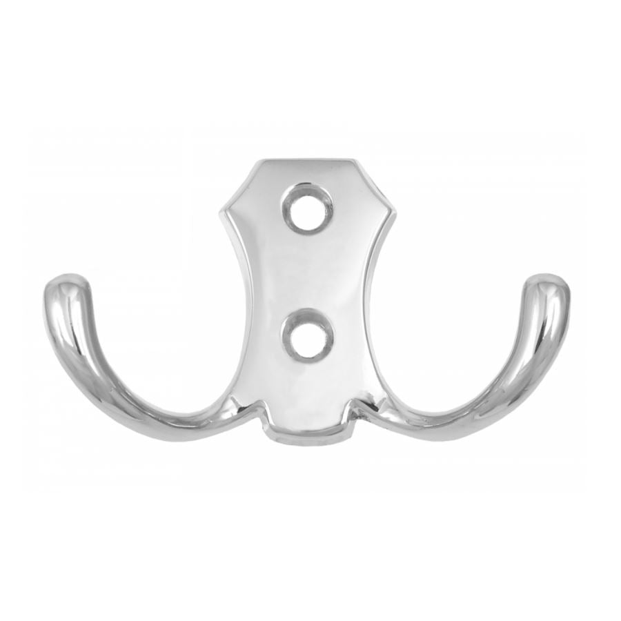 Double robe hook - Chrome WP02 NTP Chrome 