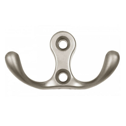 Double robe hook - Satin WP01 NTP Satin 