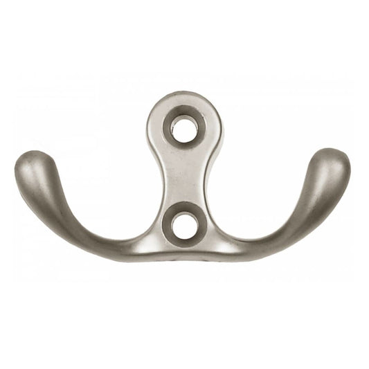 Double robe hook - Satin WP01 NTP Satin 