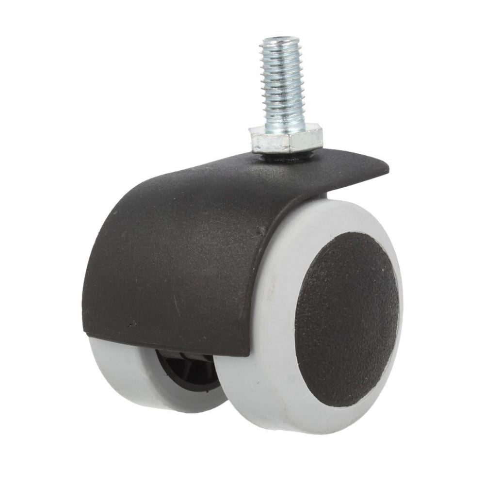 Gumové otočné kolo nábytku s roscí 8 mm - Ø50 mm – Furnica