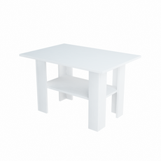 DYLAN - Konferenční stolek - Bílý matný H55cm Š87cm D60cm