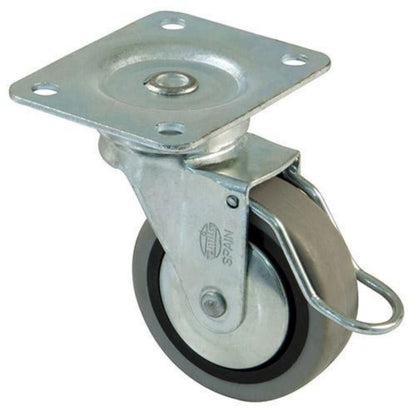 Gumové kolečko s brzdou Ø60mm (2) – Furnica