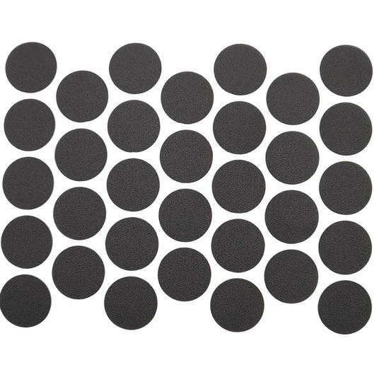 Screw cover caps Self-Adhesive - Black 18mm Furnica 
